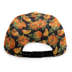 Vintage Pumpkin Pattern Print Snapback Cap