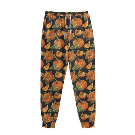 Vintage Pumpkin Pattern Print Sweatpants