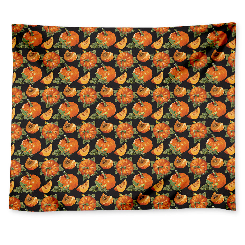 Vintage Pumpkin Pattern Print Tapestry