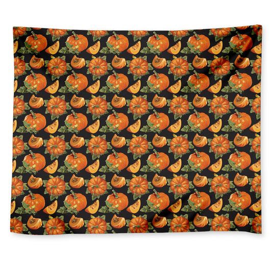 Vintage Pumpkin Pattern Print Tapestry