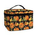 Vintage Pumpkin Pattern Print Travel Makeup Bag