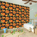 Vintage Pumpkin Pattern Print Wall Sticker