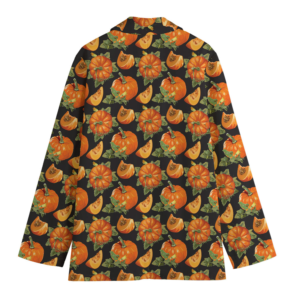 Vintage Pumpkin Pattern Print Women's Blazer