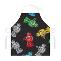 Vintage Robot Pattern Print Adjustable Apron