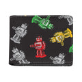 Vintage Robot Pattern Print Bifold Wallet