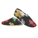 Vintage Robot Pattern Print Casual Shoes