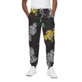 Vintage Robot Pattern Print Cotton Sweatpants