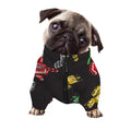 Vintage Robot Pattern Print Dog Zip Up Jacket