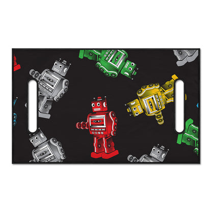 Vintage Robot Pattern Print Golf Cart Seat Cover