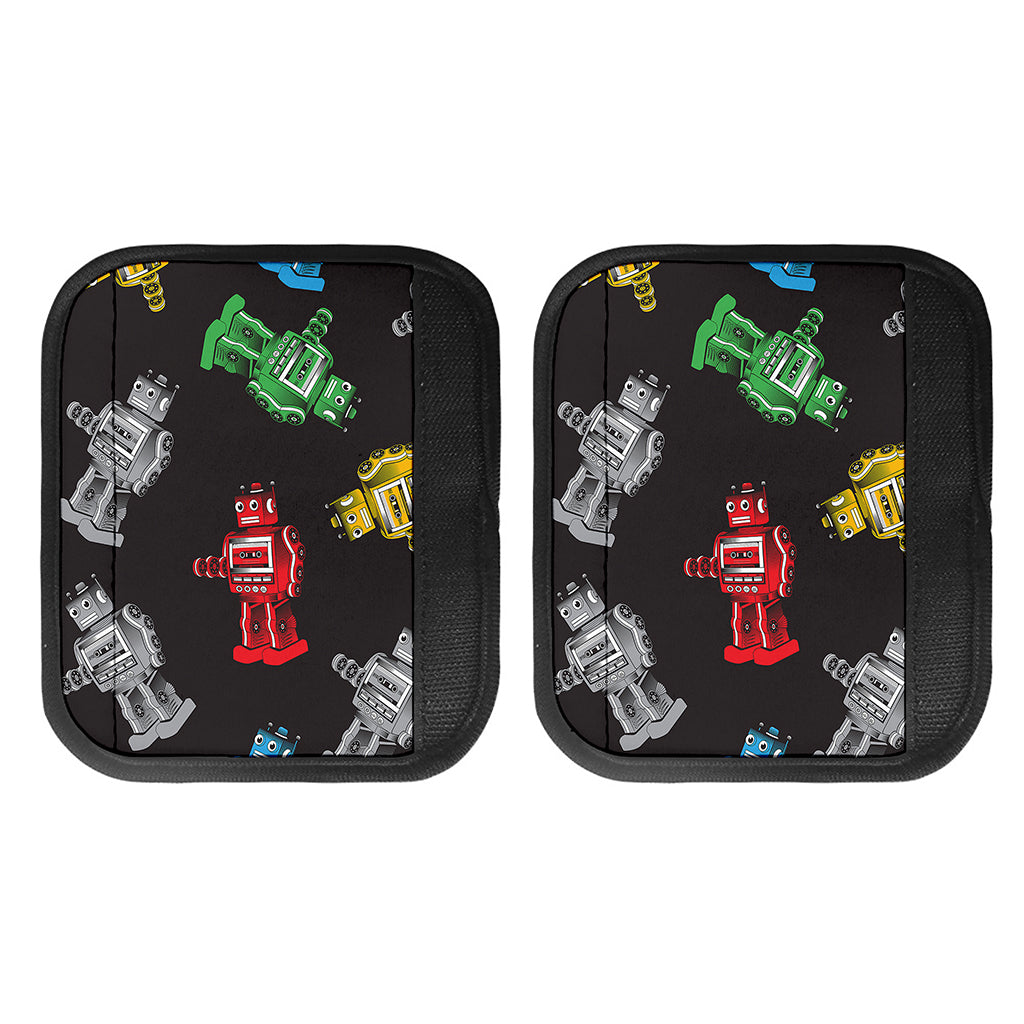 Vintage Robot Pattern Print Handle Covers