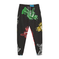 Vintage Robot Pattern Print Jogger Pants