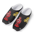 Vintage Robot Pattern Print Mesh Casual Shoes