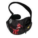 Vintage Robot Pattern Print Pet Sling Carrier