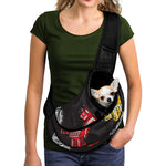 Vintage Robot Pattern Print Pet Sling Carrier