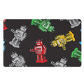 Vintage Robot Pattern Print Polyester Doormat