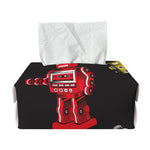 Vintage Robot Pattern Print Rectangle Tissue Box Cover
