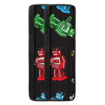 Vintage Robot Pattern Print Refrigerator Handle Covers