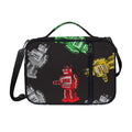 Vintage Robot Pattern Print Shoulder Strap Bible Bag
