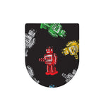 Vintage Robot Pattern Print Toilet Lid Cover