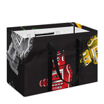 Vintage Robot Pattern Print Utility Tote Bag