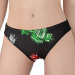 Vintage Robot Pattern Print Women's Panties