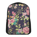 Vintage Rose Floral Flower Pattern Print Casual Backpack
