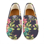 Vintage Rose Floral Flower Pattern Print Casual Shoes