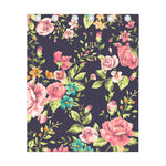 Vintage Rose Floral Flower Pattern Print Curtain
