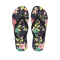 Vintage Rose Floral Flower Pattern Print Flip Flops