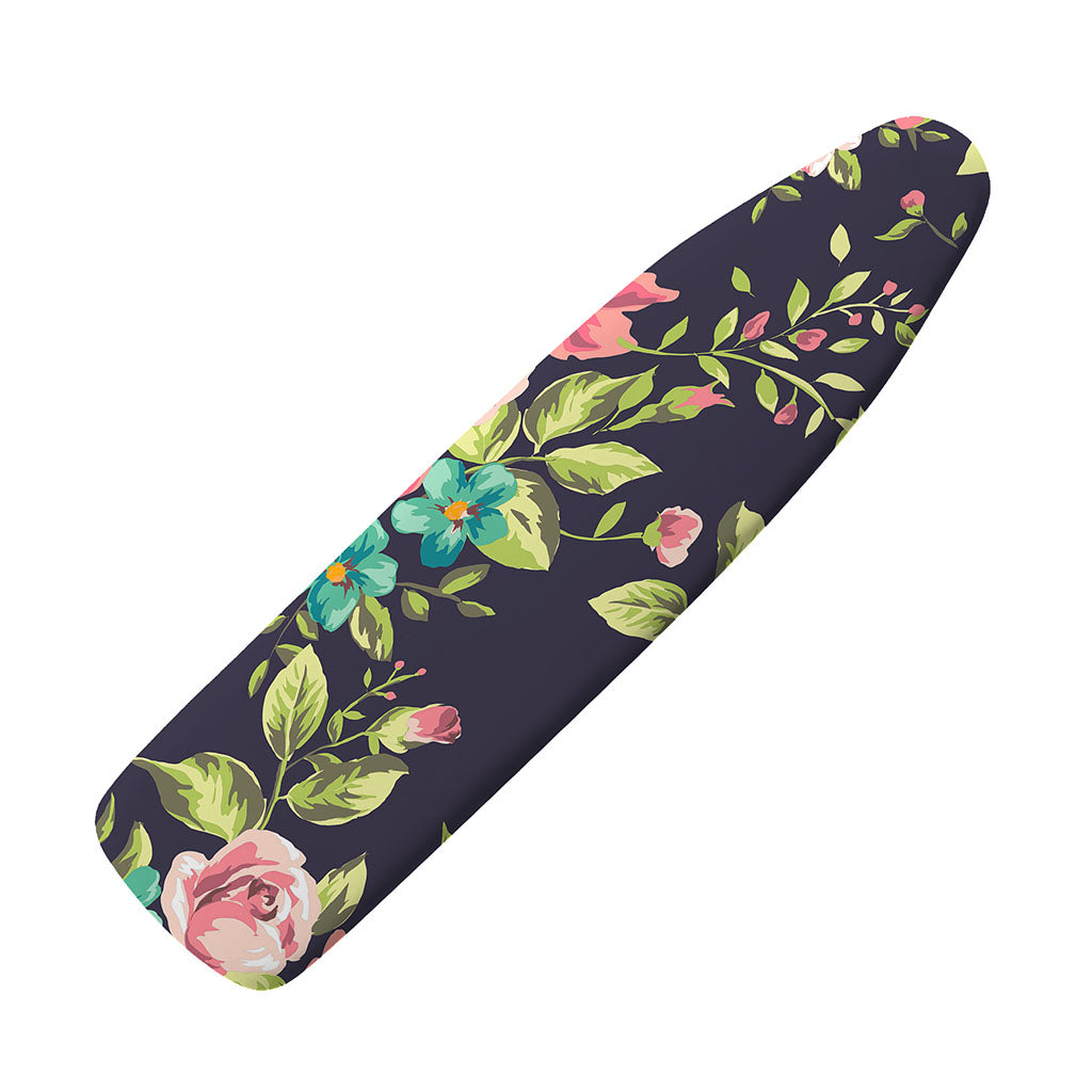 Vintage Rose Floral Flower Pattern Print Ironing Board Cover
