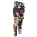Vintage Rose Floral Flower Pattern Print Men's Compression Pants