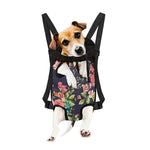 Vintage Rose Floral Flower Pattern Print Pet Carrier Backpack
