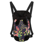 Vintage Rose Floral Flower Pattern Print Pet Carrier Backpack
