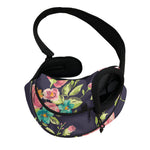 Vintage Rose Floral Flower Pattern Print Pet Sling Carrier