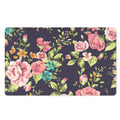 Vintage Rose Floral Flower Pattern Print Polyester Doormat