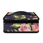 Vintage Rose Floral Flower Pattern Print Small Lunch Bag