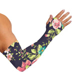 Vintage Rose Floral Flower Pattern Print Sun Protection Arm Sleeves