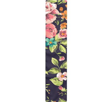 Vintage Rose Floral Flower Pattern Print Table Runner