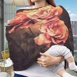 Vintage Rose Print Baby Seat Cover