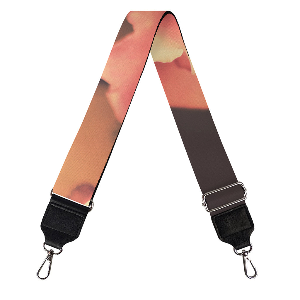 Vintage Rose Print Bag Strap