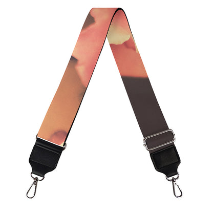 Vintage Rose Print Bag Strap