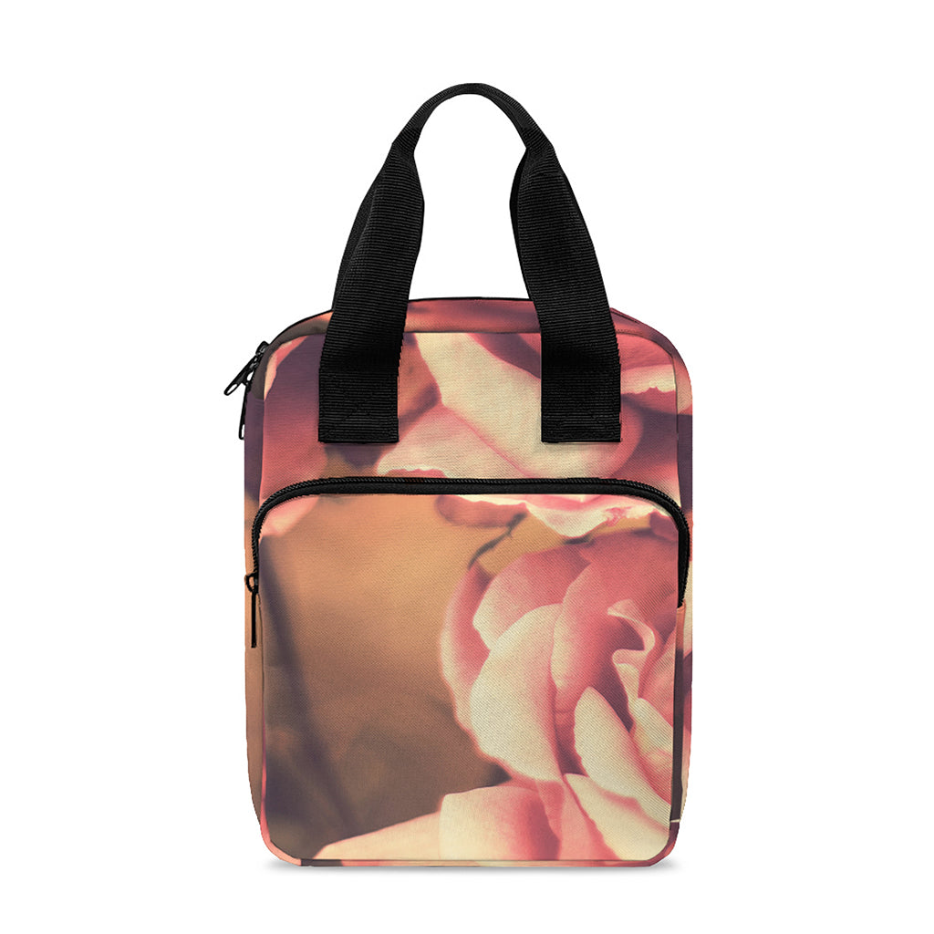 Vintage Rose Print Bible Tote Bag