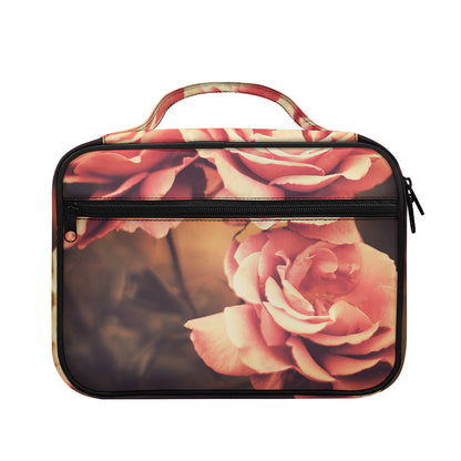 Vintage Rose Print Briefcase Bible Bag