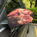 Vintage Rose Print Car Side Mirror Covers
