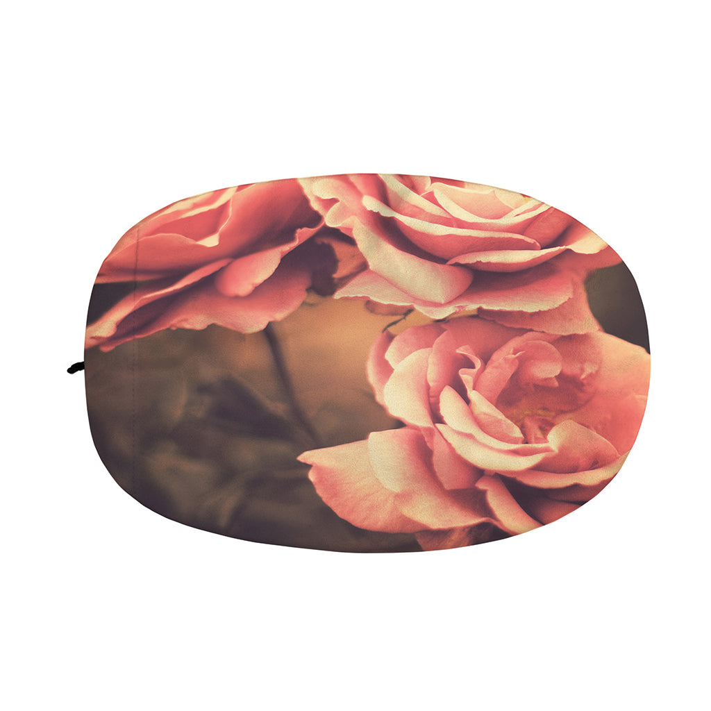 Vintage Rose Print Car Side Mirror Covers
