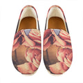 Vintage Rose Print Casual Shoes