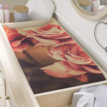 Vintage Rose Print Changing Pad Cover