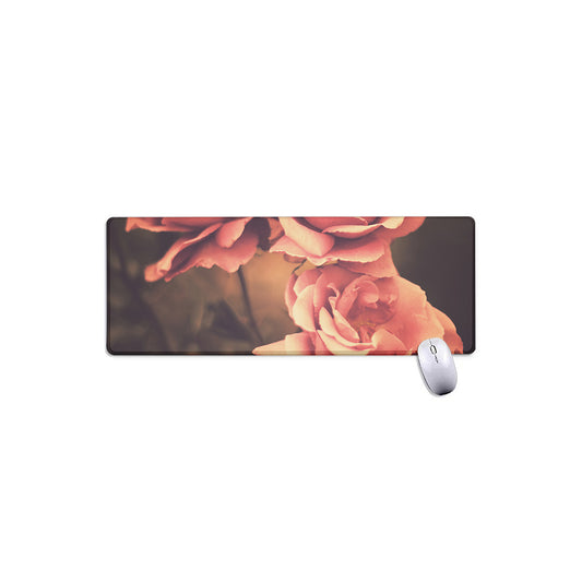 Vintage Rose Print Extended Mouse Pad