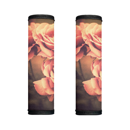 Vintage Rose Print Handle Covers