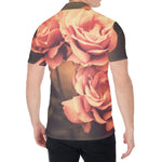 Vintage Rose Print Men's Shirt